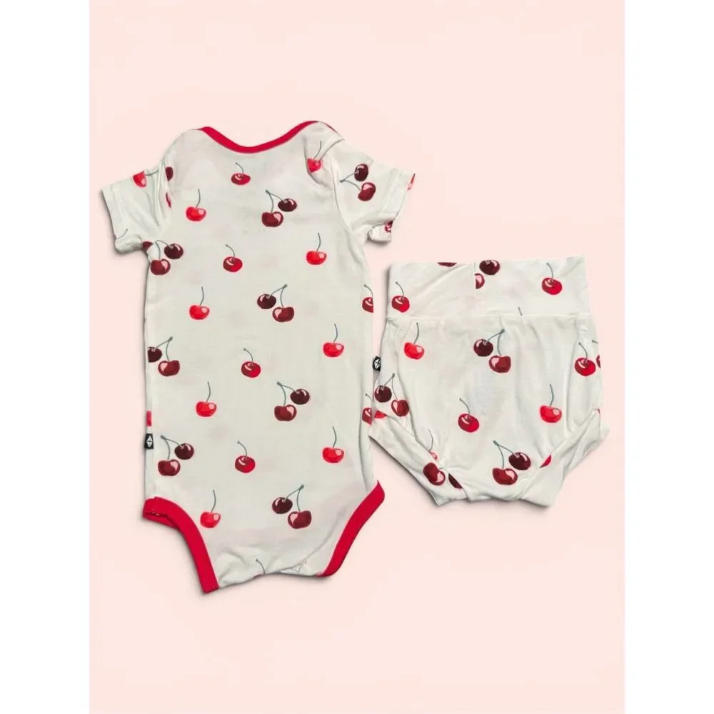 KYTE BABY Cherries 2 piece Set